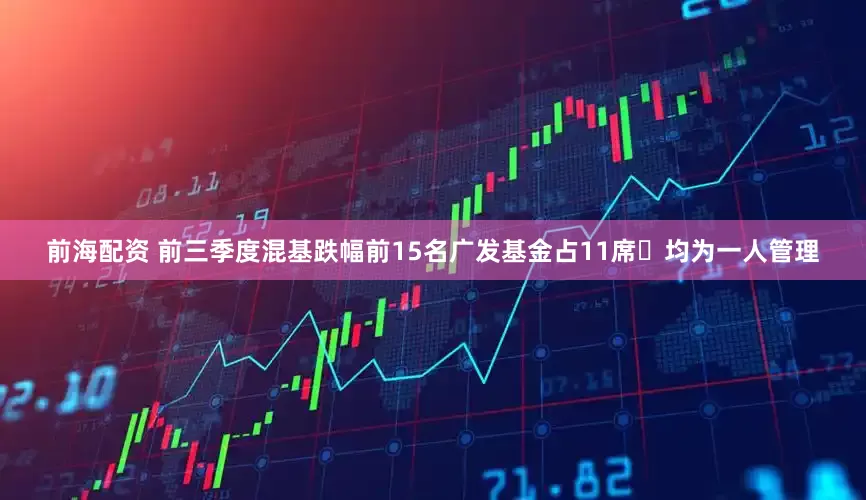 前海配资 前三季度混基跌幅前15名广发基金占11席 均为一人管理